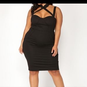 Fashion Nova Evil Queen Black Dress